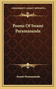 Poems Of Swami Paramananda