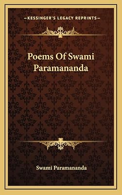 Poems Of Swami Paramananda