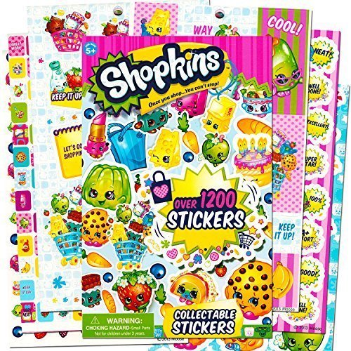 Shopkins Stickers Super Set ~ Over 1200 Shopkins Stickers