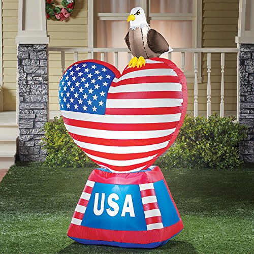 Algopix Similar Product 4 - winston inc 5 Foot Tall Red White Blue