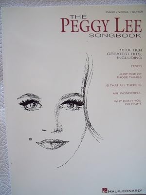 The Peggy Lee Songbook Piano, Vocal and Guitar Chords