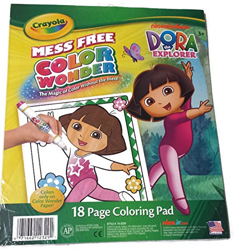 

Crayola Color Wonder Nickelodeon Dora the Explorer 18 Page Coloring Pad