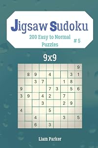 Jigsaw Sudoku - 200 Easy to Normal Puzzles 9x9 vol.5