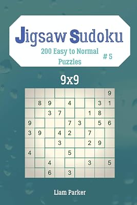 Jigsaw Sudoku - 200 Easy to Normal Puzzles 9x9 vol.5