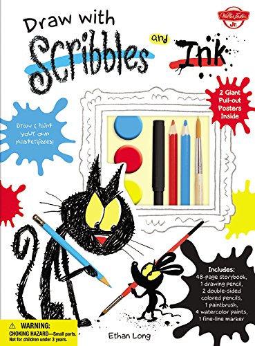 Draw with Scribbles and Ink: Draw and paint your own masterpieces! by Ethan Long