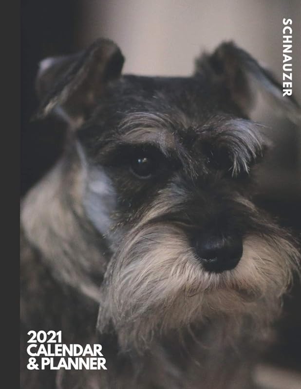 Schnauzer: 2021 Calendar & Planner. Daily & Weekly Organizer. Dog Lover Gifts by Scopettah Calendars