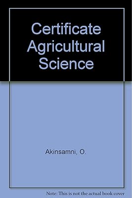 Certificate Agricultural Science