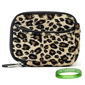 Leopard Animal Print Vangoddy Exclusive Double Padded Carrying Sleeve Case for Canon PowerShot SX230 HS Digital Camera Canon Camcorder