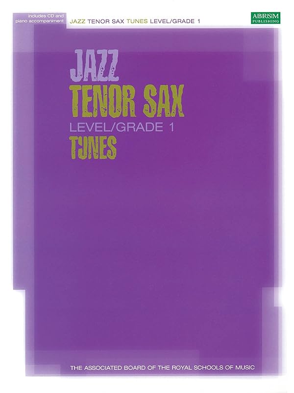 JAZZ TENOR SAXOPHONE TUNES LEVEL/GRADE 1 BOOK/CD by VARIOUS