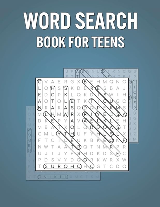 Word Search Book For Teens: 200 Fun Puzzles with Solutions by Bernstein
