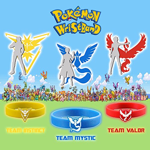 Pokemon GO Rubber Noctilucent Bracelet Wristband