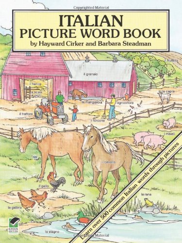 Italian Picture Word Book (Dover Children's Language Activity Books)