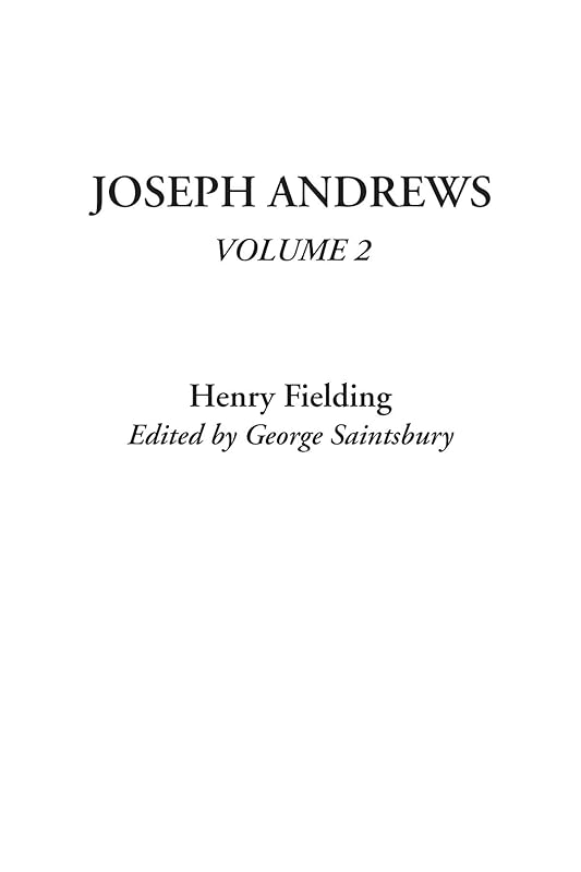 Joseph Andrews, Volume 2 by Henry Fielding