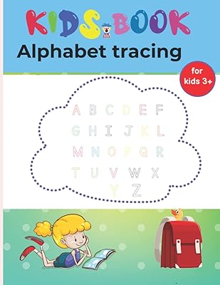 Kids Book Alphabet Tracing: Handwriting Activity Book, Practice Workbook, Uppercase, Lowercase, Letter Guideline, Line Tracing, Leron For Kids Ages 3+