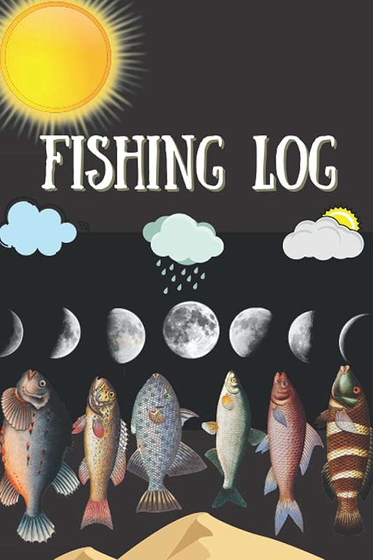 Fishing Log Book: fishing books for kids with Template, Records Details of Fishing Trip, Including Date, Time, Location, and Weather Conditions.110 PAGES - 6/9 INCH by LEO RAM