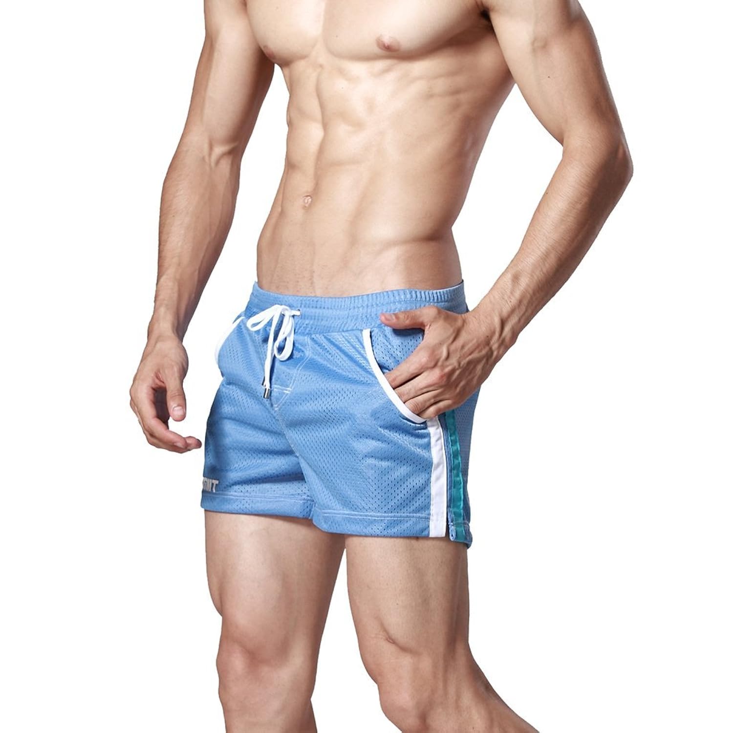 

DESMIIT Men's Mesh Pocket Short