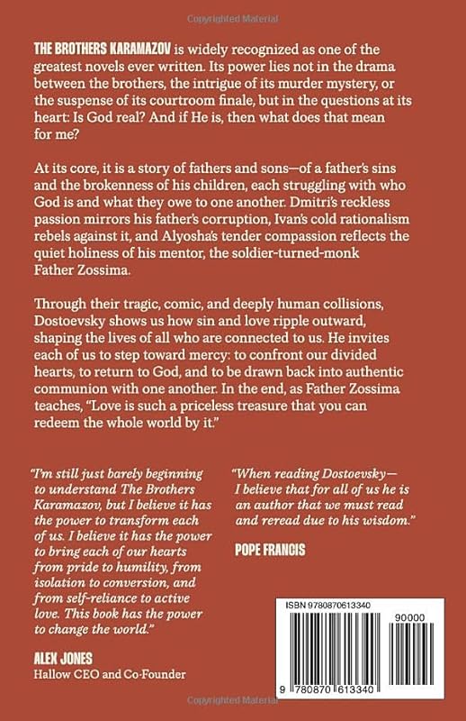 The Brothers Karamazov (Hallow Edition): The Classic Russian Novel of Faith, Doubt, and Redemption by Fyodor Dostoevsky (Christian Classics | Ave Maria Press) by Fyodor Dostoevsky