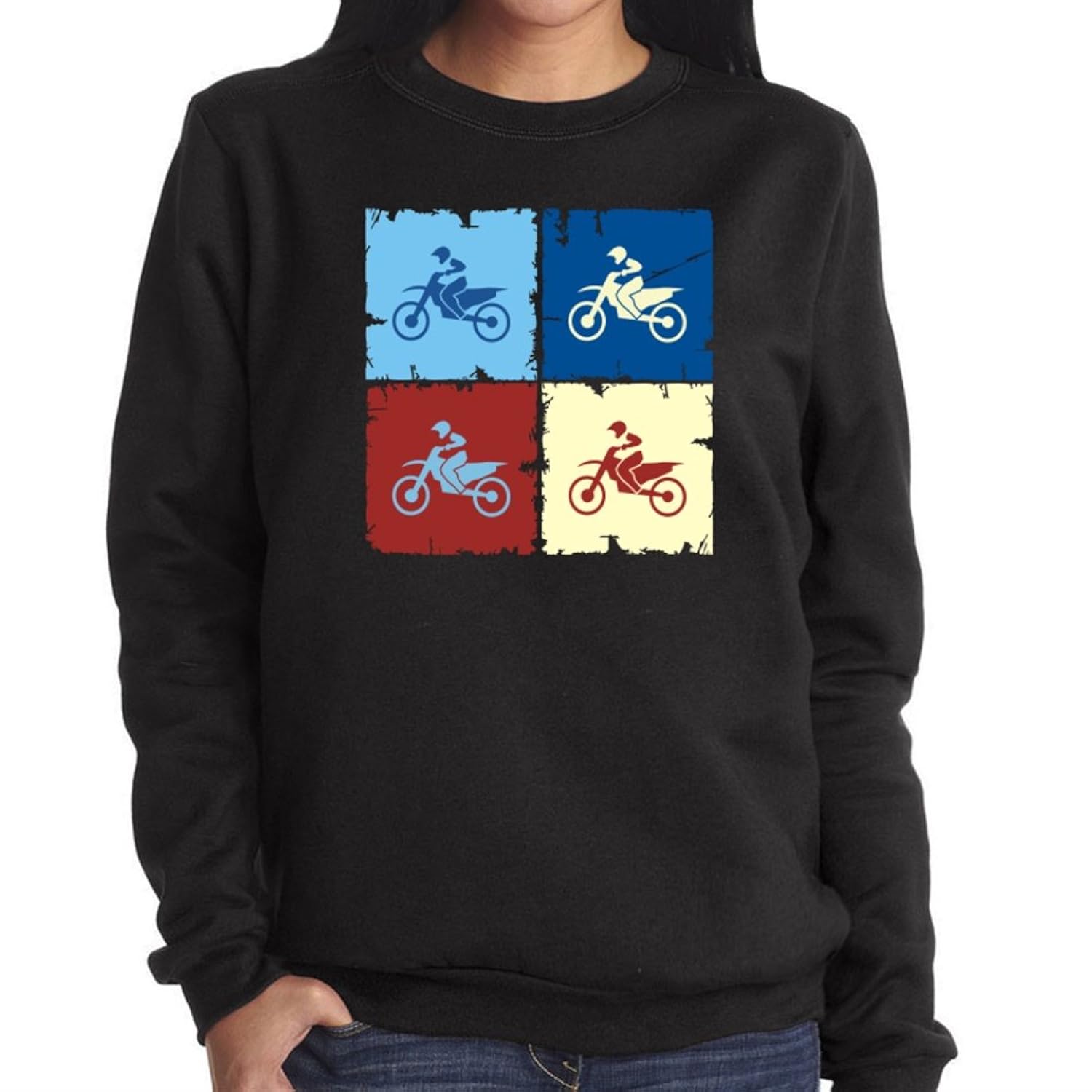 

Motocross Pop art Women Sweatshirt