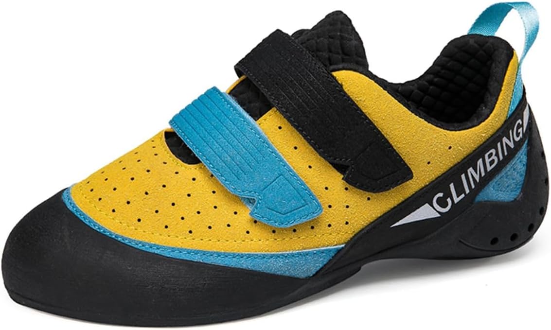 Kids Teenagers Beginner Rock Climbing Shoes For Sport & Gym, Ladies Lightweight Breathable Mesh Indoor Bouldering Shoes_vogvips.com