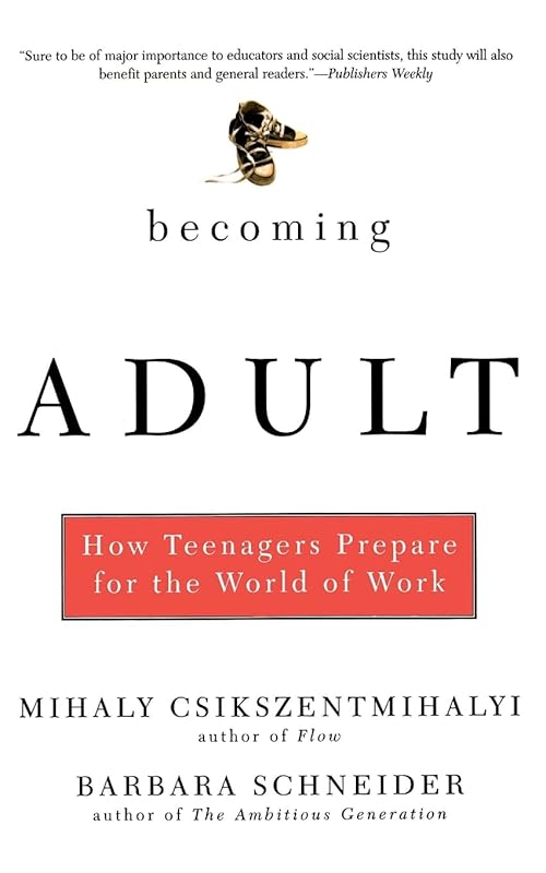 Becoming Adult: How Teenagers Prepare For The World Of Work by Mihaly Csikszentmihalhi