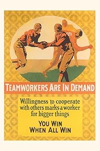 Vintage Journal Team workers are in Demand (Pocket Sized - Found Image Press Journals)