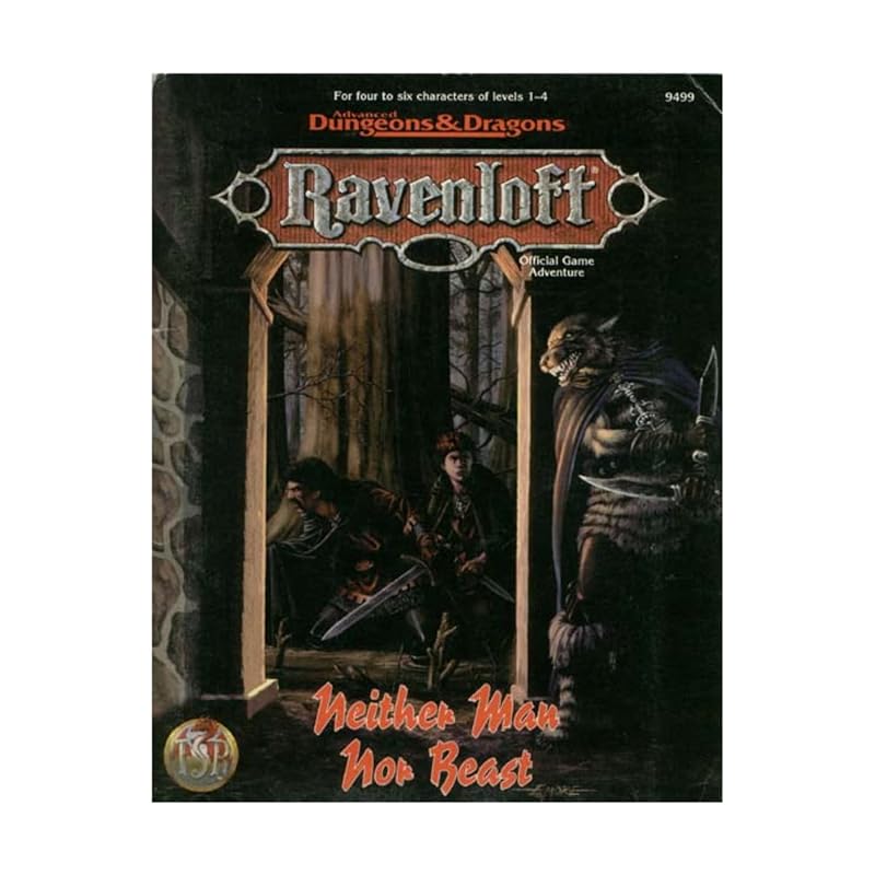 Neither Man Nor Beast (Ravenloft Adventure) by Jeff Grubb