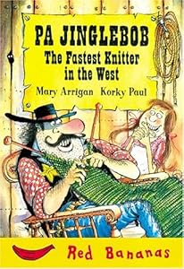 Pa Jinglebob the Fastest Knitter in the West (Red Bananas) by Mary Arrigan
