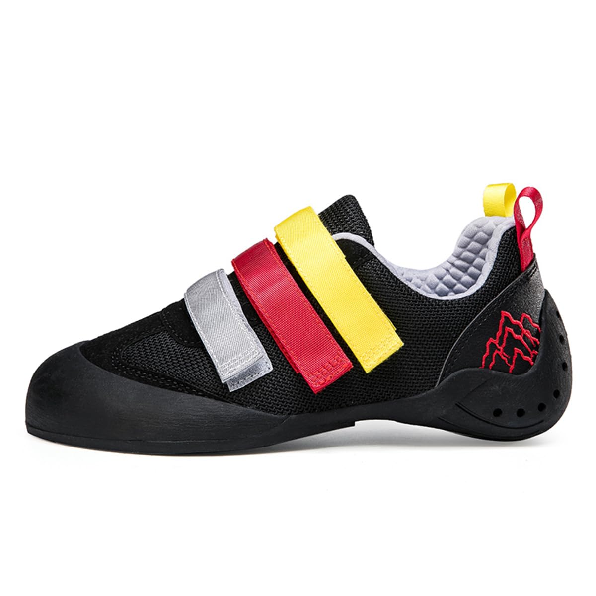 Ladies Rock Climbing Trainers Hook & Loop Non Slip Wall Climbing Training Shoes Casual Comfort Bouldering Sneakers_vogvips.com