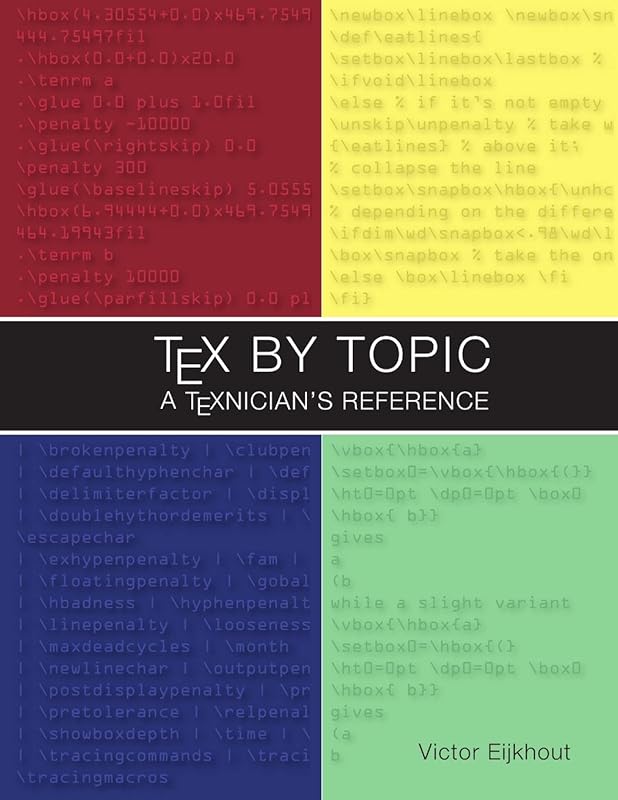 TeX by Topic by Victor Eijkhout
