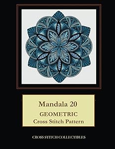 Mandala 20: Geometric Cross Stitch Pattern