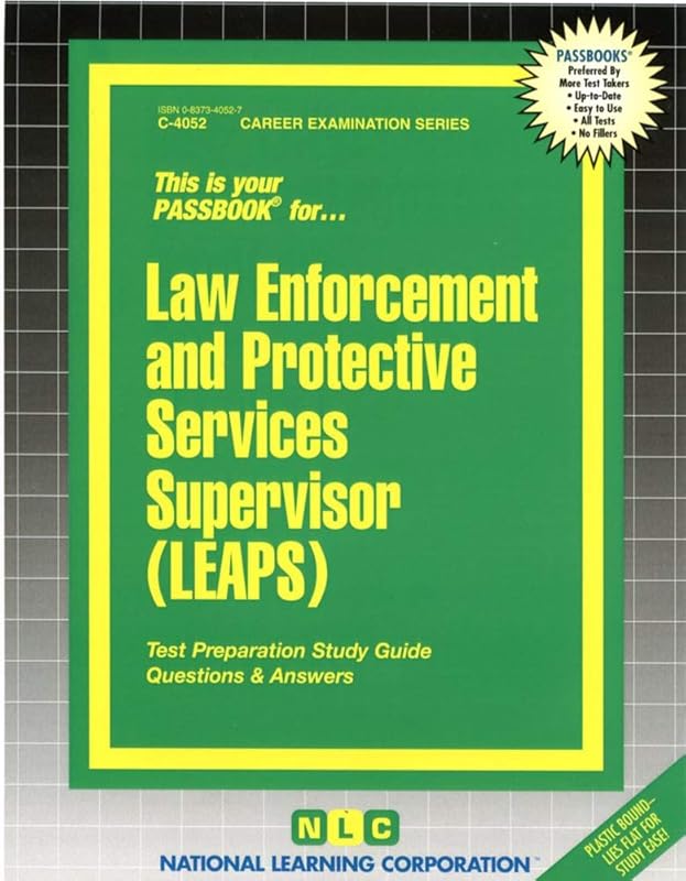 Law Enforcement and Protective Services Supervisor(Passbooks) (Career Examination Series) by National Learning Corporation