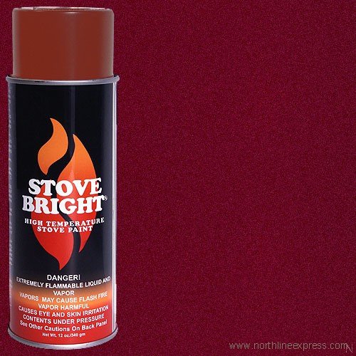 Woodeze Home Decorative Outdoor Fire Place Accessorie High Temp Paint - Mojave Red