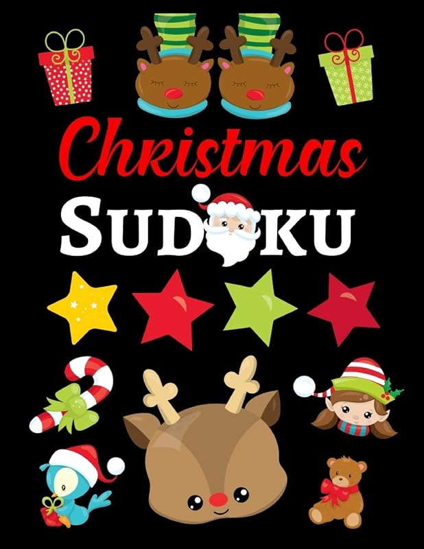 Christmas Sudoku: Puzzle Books For Kids And Adults With Instructions, Gifts For Sudoku Lovers by Smart Puzzle Books