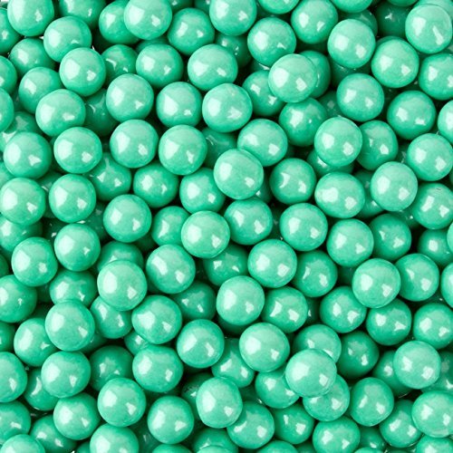 Sweetworks Turquoise Shimmer Sixlets 1 lb Bag