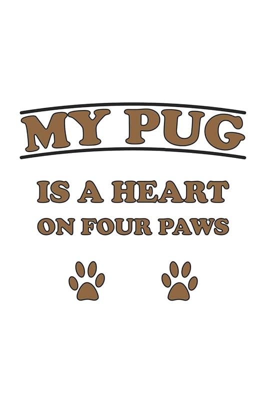 My Pug is a heart on four paws: Monatsplaner, Termin-Kalender für Hunde-Halter | Geschenk-Idee | A5 | 120 Seiten by D. Wolter