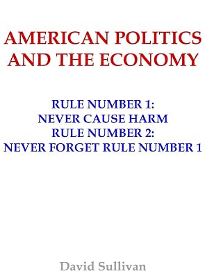 American Politics and the Economy: Rule Number 1: Never Cause Harm - Rule Number 2: Never Forget Rule Number 1