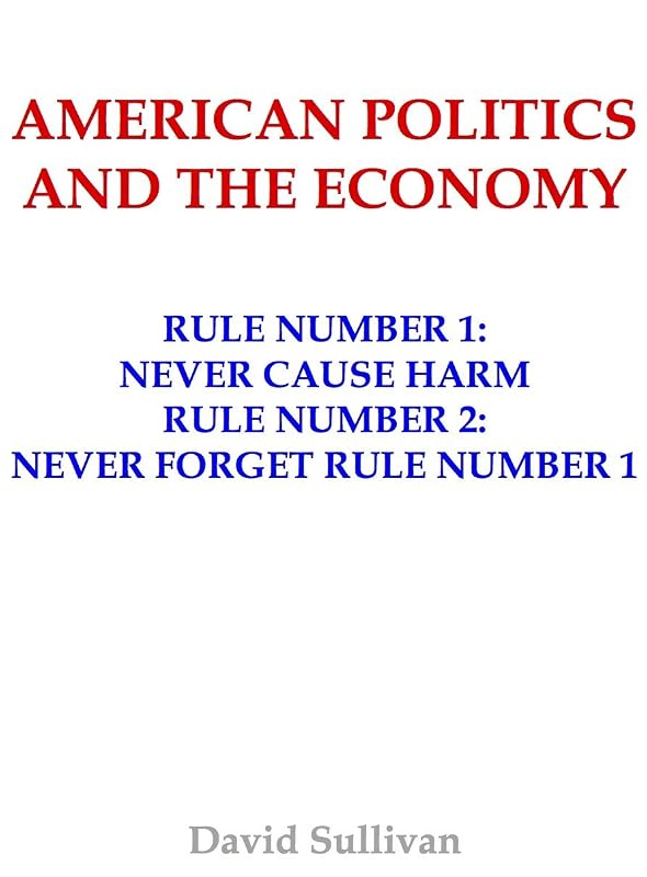 American Politics and the Economy: Rule Number 1: Never Cause Harm - Rule Number 2: Never Forget Rule Number 1 by David Sullivan