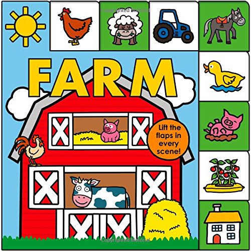 Lift-the-Flap Tab: Farm by Roger Priddy