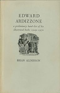 Edward Ardizzone, a preliminary hand-list of his illustrated books, 1929-1970