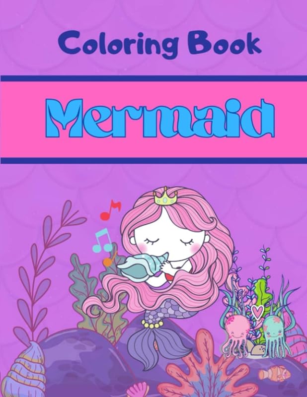 Coloring Book Mermaid: For girls +5 years by Sandra Catán