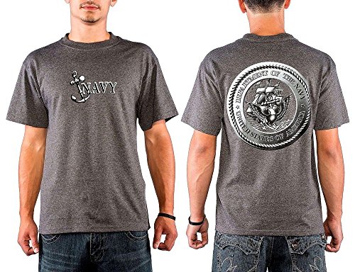 Soffe US Department Of The Navy Pride Tee Gray PT Physical Training T-shirt