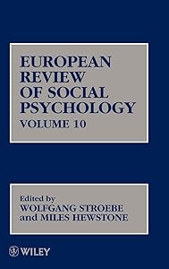 European Review of Social Psychology, Volume 10 by Wolfgang Stroebe