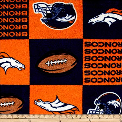 Algopix Similar Product 5 - NFL Fleece Denver Broncos Squares