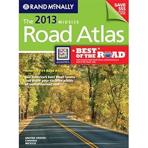 USA, Road Atlas, Midsize 2013