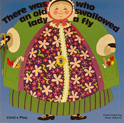There Was an Old Lady (Giant Lapbook Classic) (Books with Holes) by Pam Adams