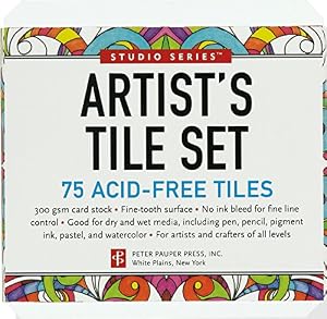 Studio Series Artist's Tiles: White by Peter Pauper Press