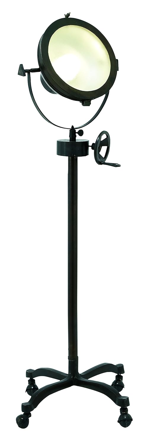 

Benzara Metal Spot Light with Crystal Clear Glass Covering