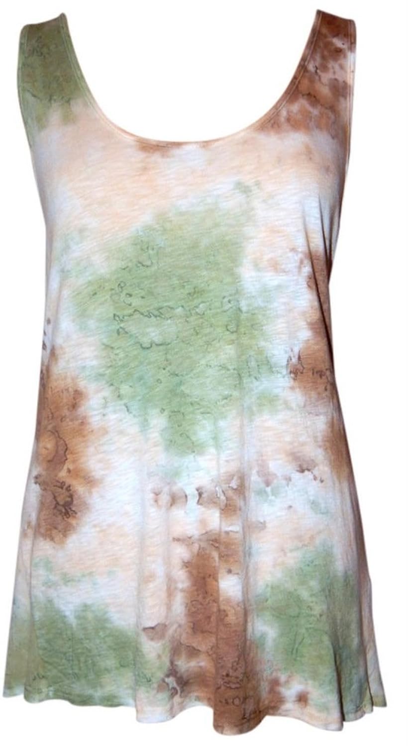 

XCVI Cotton And Chiffon Camo Oak Zoe Tank Top M or L