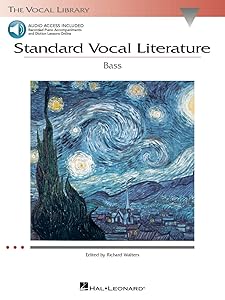 Standard Vocal Literature - An Introduction to Repertoire for Bass Book/Online Audio