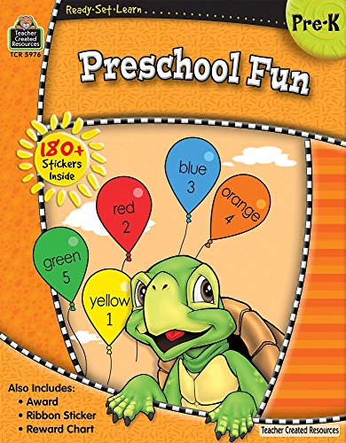 READY-SET-LEARN: PRESCHOOL FUN By Teacher Created Resources Staff **Excellent**